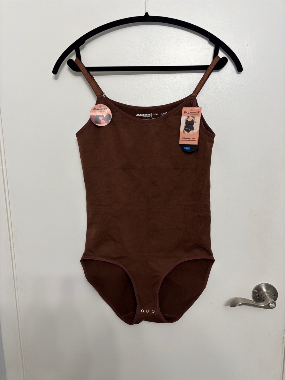 Shapermint Brown Spaghetti-Strap Shaping Bodysuit